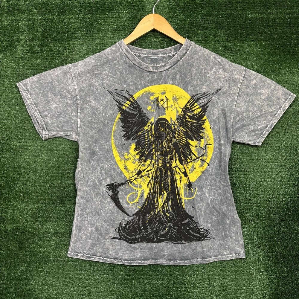 Sleep Token Take Me Back to Eden Reaper Angel Rock Band Mineral Wash T-Shirt Lar